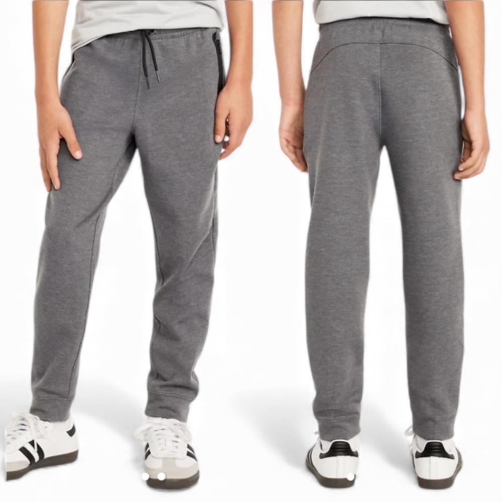 Old Navy Active gray boy’s Dynamic Fleece 4-way stretch jogger sweatpants XXL